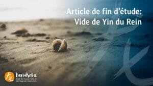 Salive et Vide de Yin du Rein en Qi Gong